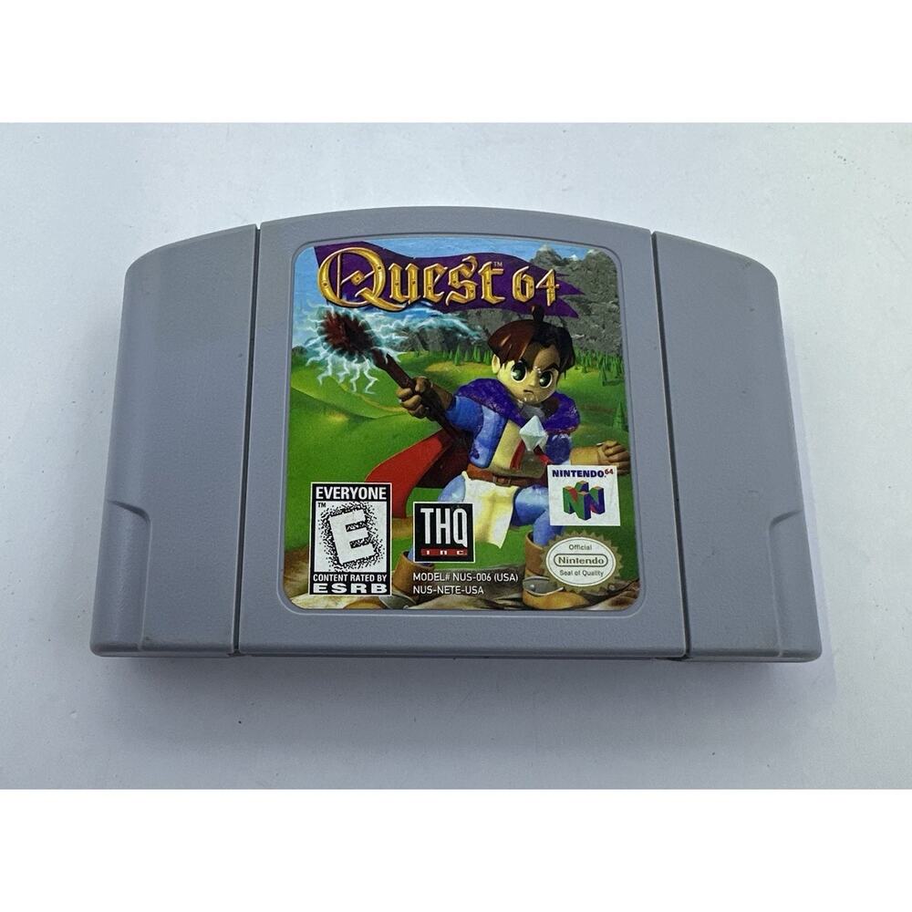 Quest 64 Nintendo 64 1998 Authentic Tested Fast Shipping Retro Gaming Game N64